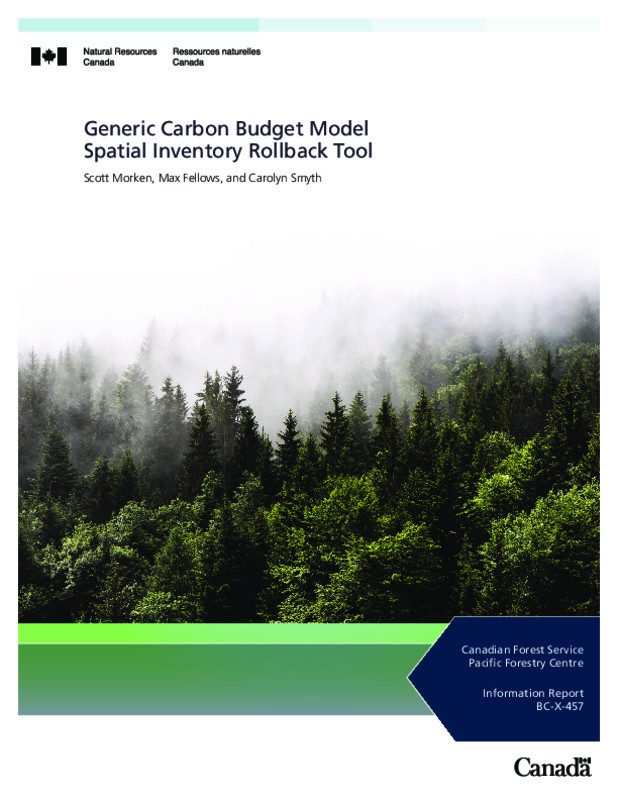 Generic Carbon Budget Model Spatial Inventory Rollback Tool | Canadian ...