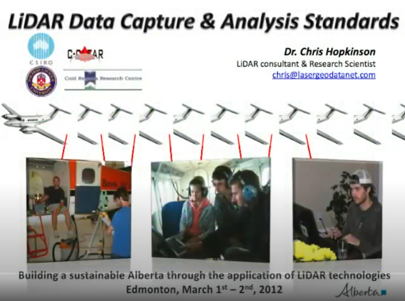 Video - LiDAR Data Capture and Analysis Standards | Canadian ...