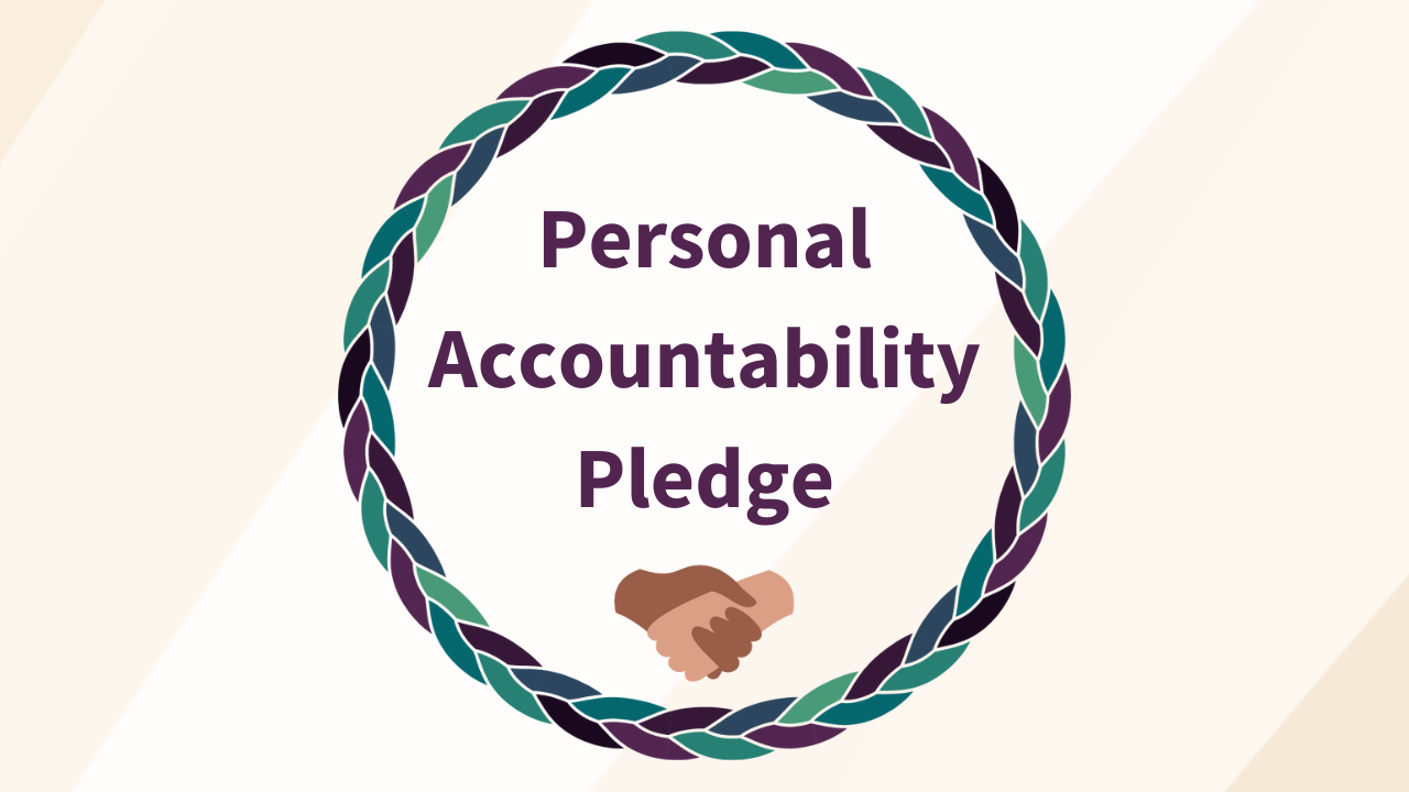 Accountability pledge icon