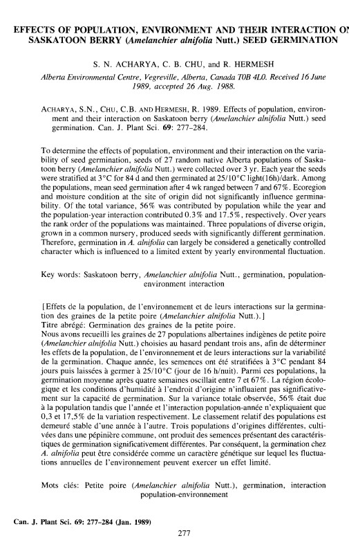 Journal article first page