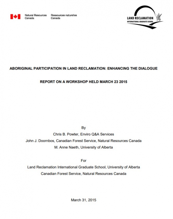 Report cover page
