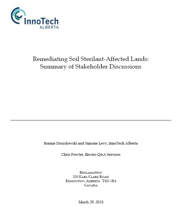 Report cover page