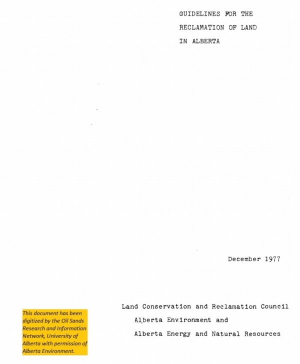 Report cover page
