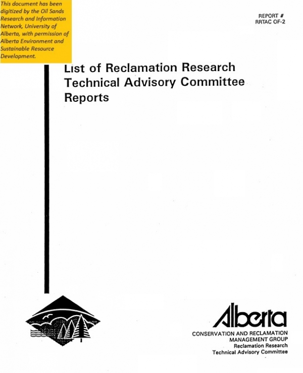 Report cover page