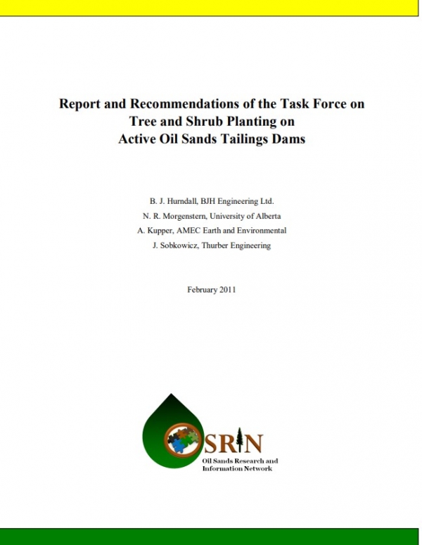 Report cover page