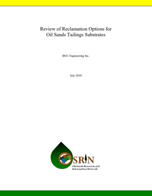 Report cover page