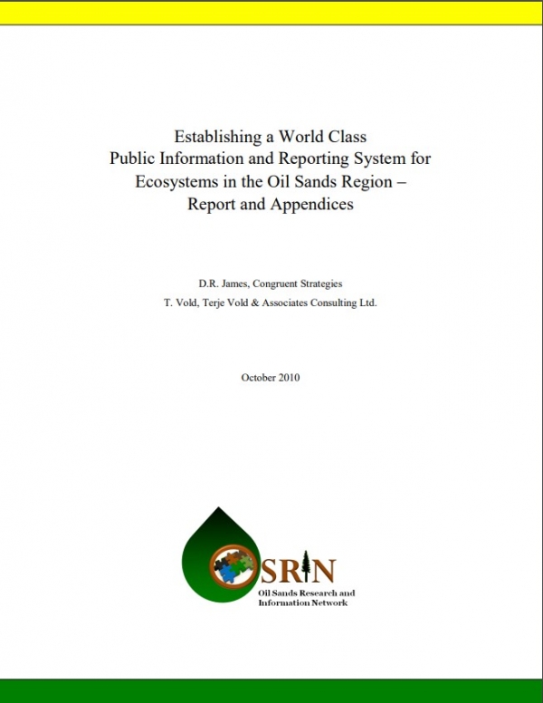 Report cover page