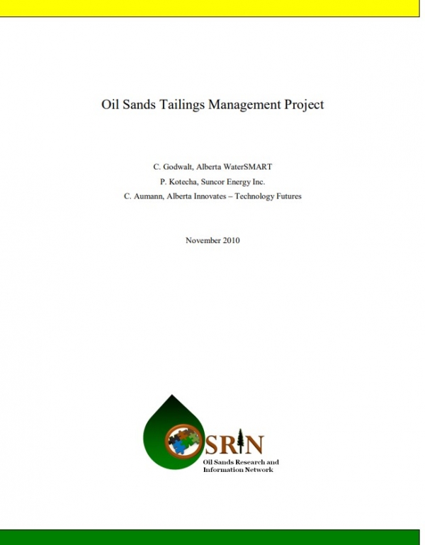 Report cover page