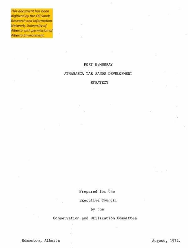 Report cover page