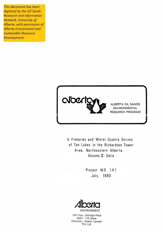 Report cover page