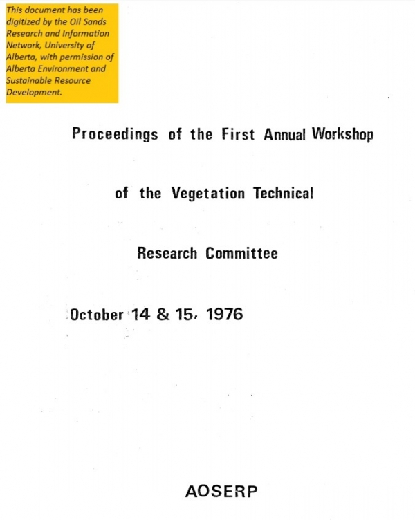 Report cover page