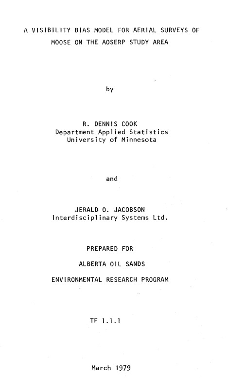 Report cover page