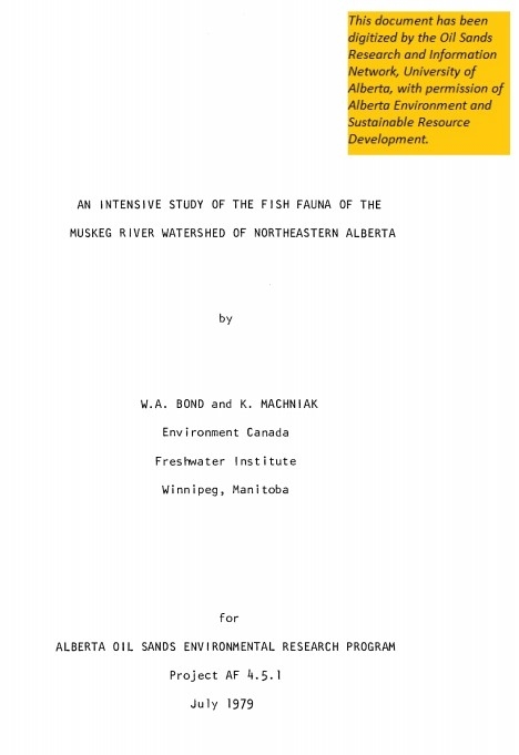 Report cover page