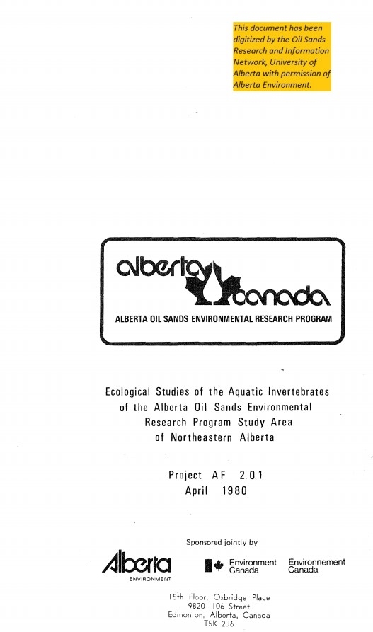 Report cover page