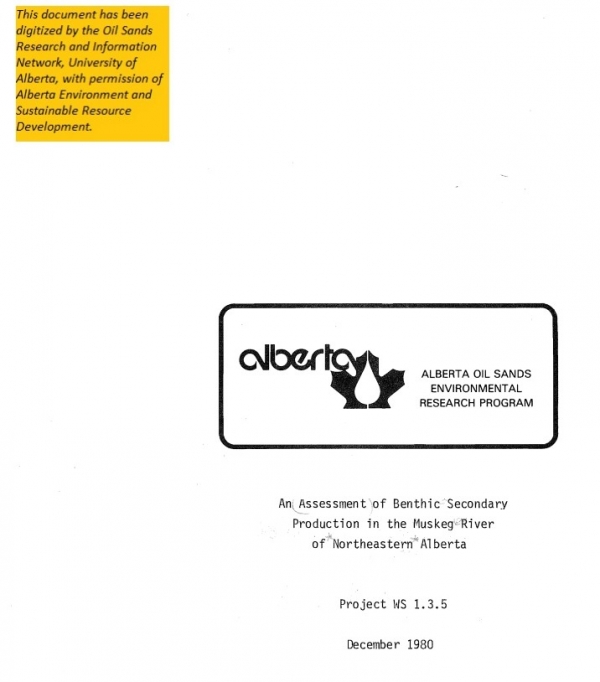 Report cover page