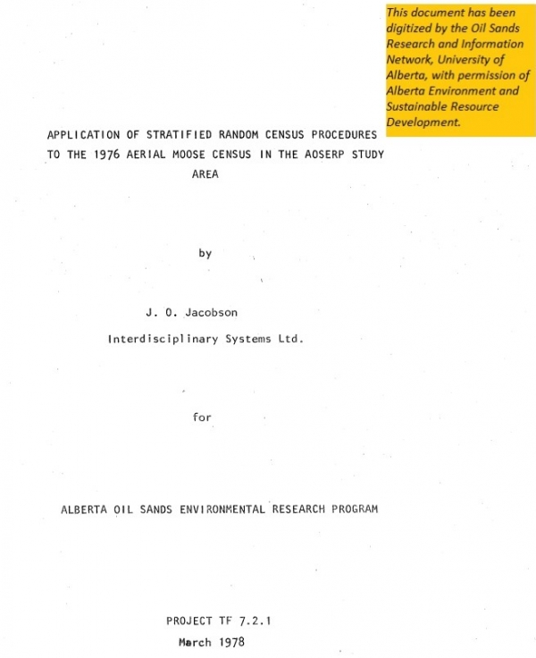 Report cover page