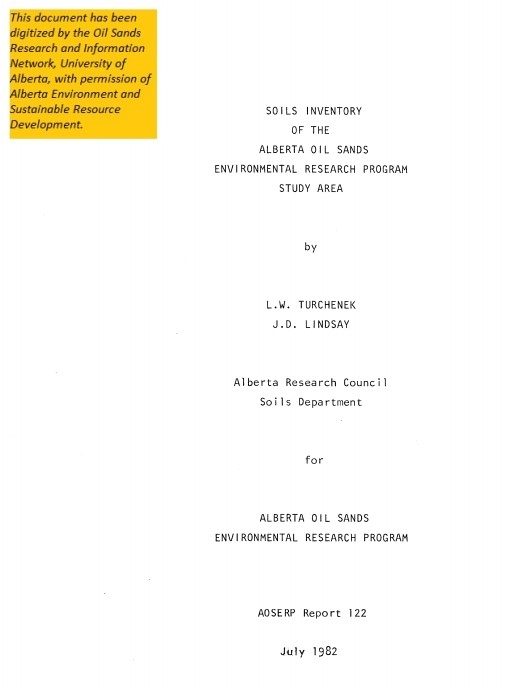 Report cover page