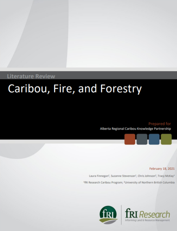 Cover of Literature Review: Caribou, Fire, Forestry