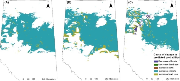 Drivers of white-tailed deer range change