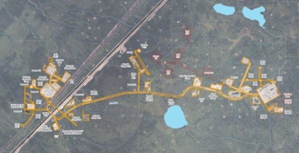 In-situ project footprint