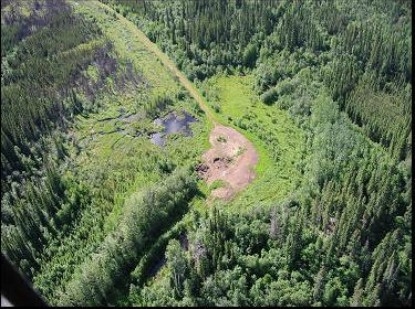 Wellsite in NE British Columbia