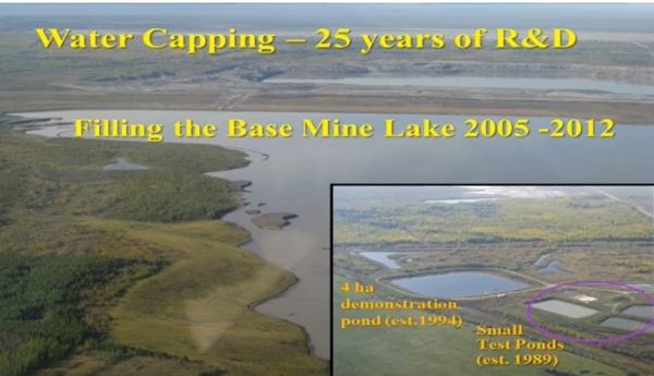 Oil sands capping