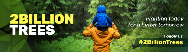 2 Billion Trees Banner