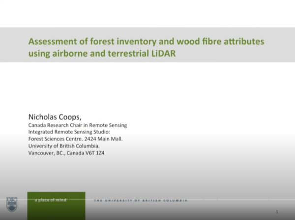 Coops Forest Inventory LiDAR