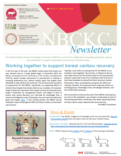 Newsletter cover page