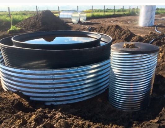 Aquatic mesocosm setup