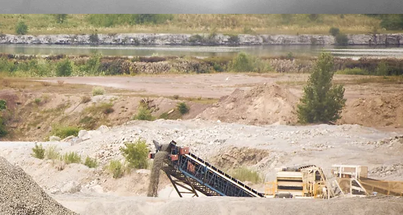 Burlington Pit with trout pond