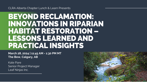 CLRA Pare Riparian Habitat Restoration Seminar