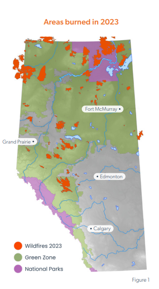 2023 wildfire areas