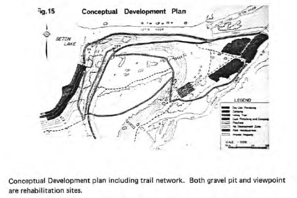 Seton Lake reclamation plan