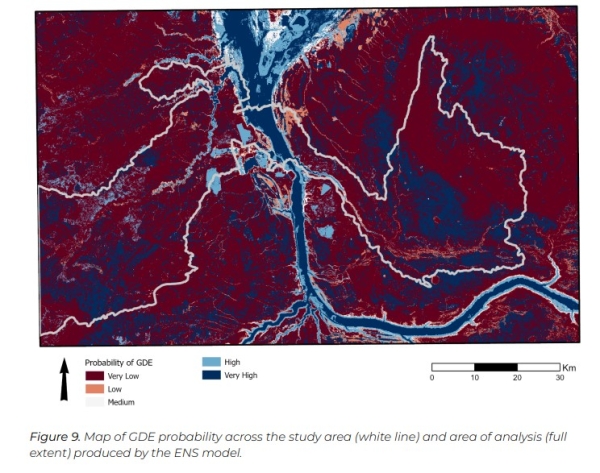 Map of GDE probability