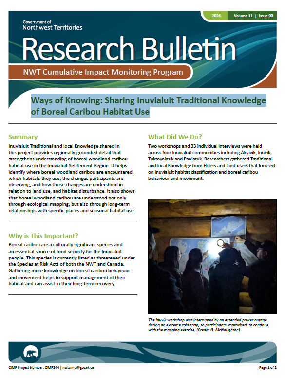 Bulletin cover page