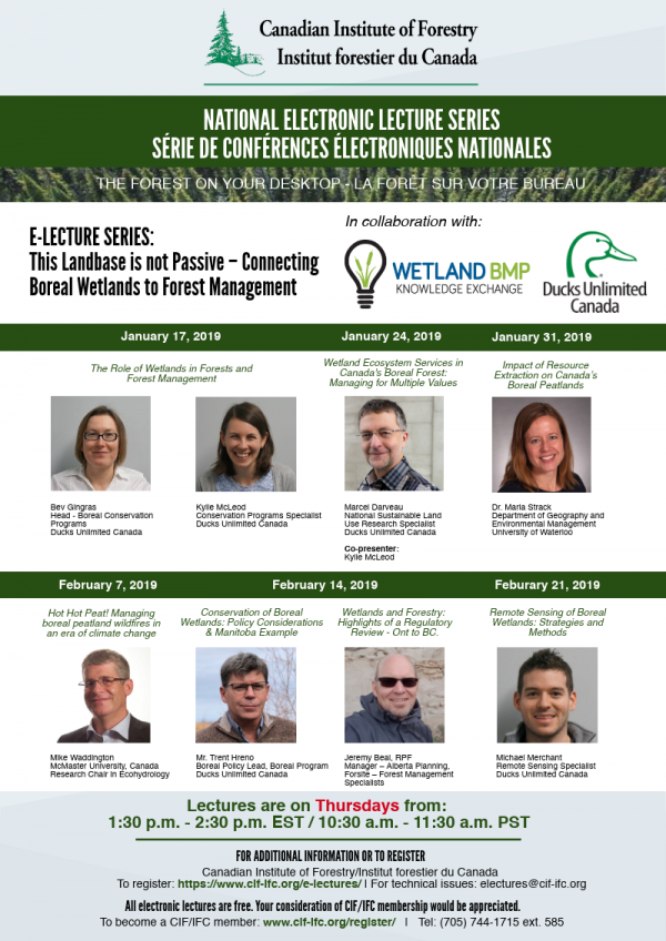 DUC &amp; CIF e-lecture series poster