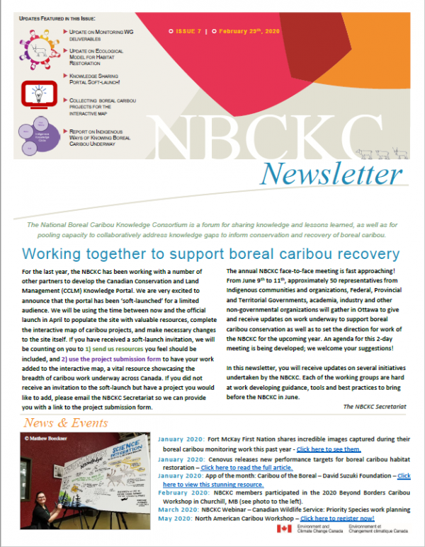 Cover page of NBCKC Newsletter #7 - February 2020 (EN)