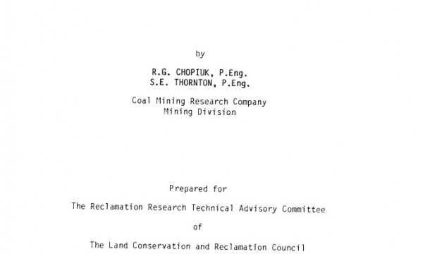 Report cover page