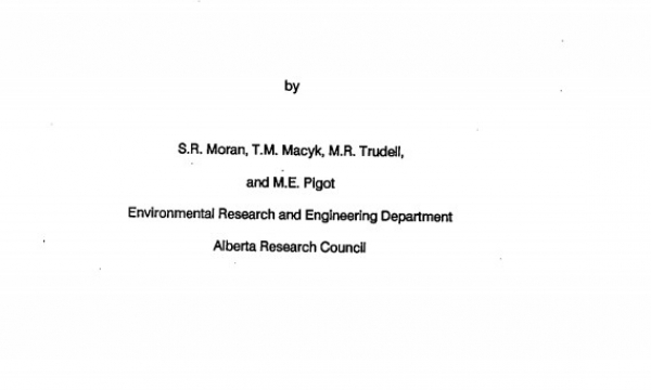 Report cover page