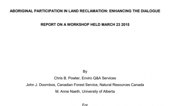 Report cover page
