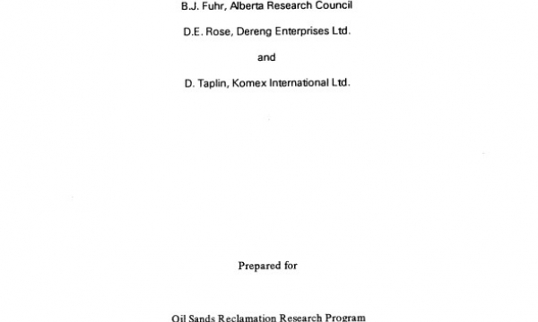 Report cover page