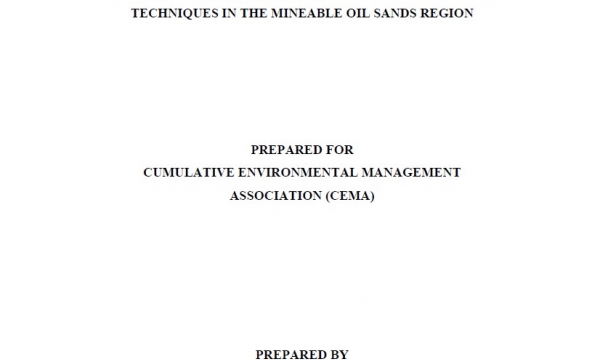 Report cover page