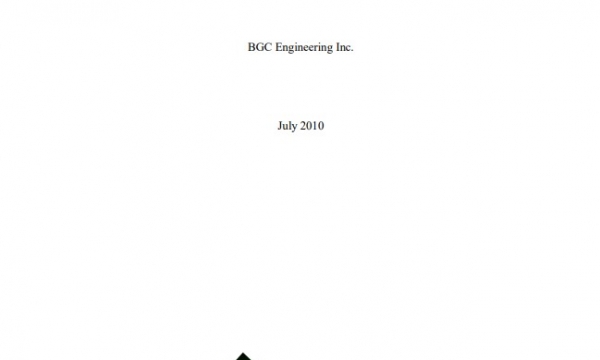 Report cover page
