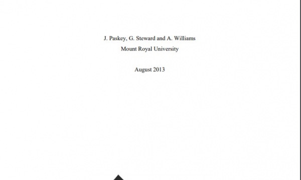 Report cover page
