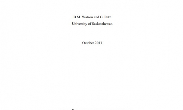Report cover page