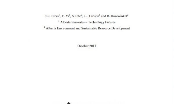 Report cover page