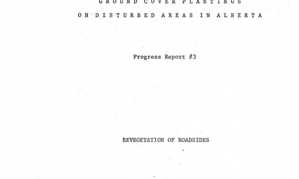 Report cover page