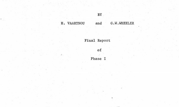 Report cover page
