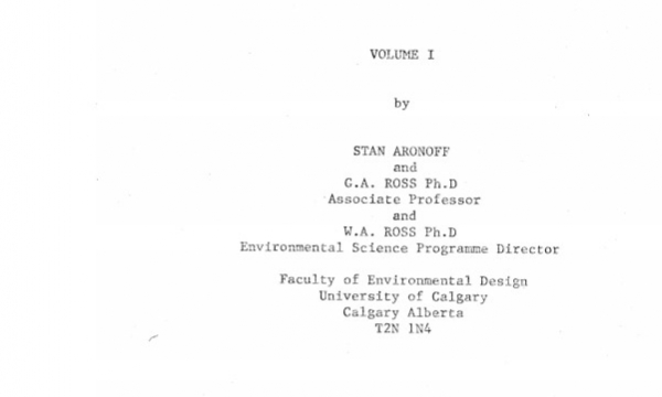 Report cover page